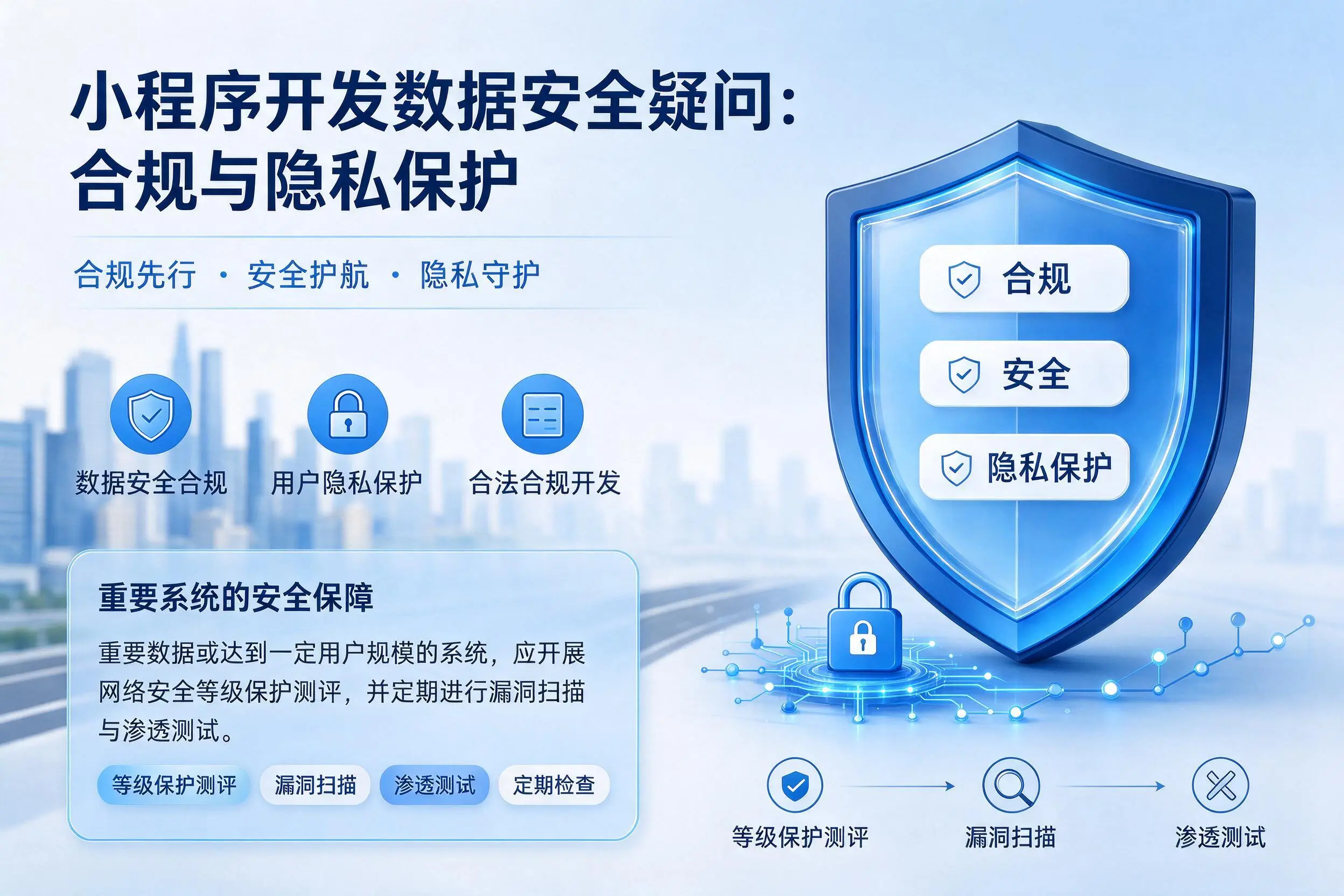 邯郸小程序开发数据安全疑问:合规与隐私保护