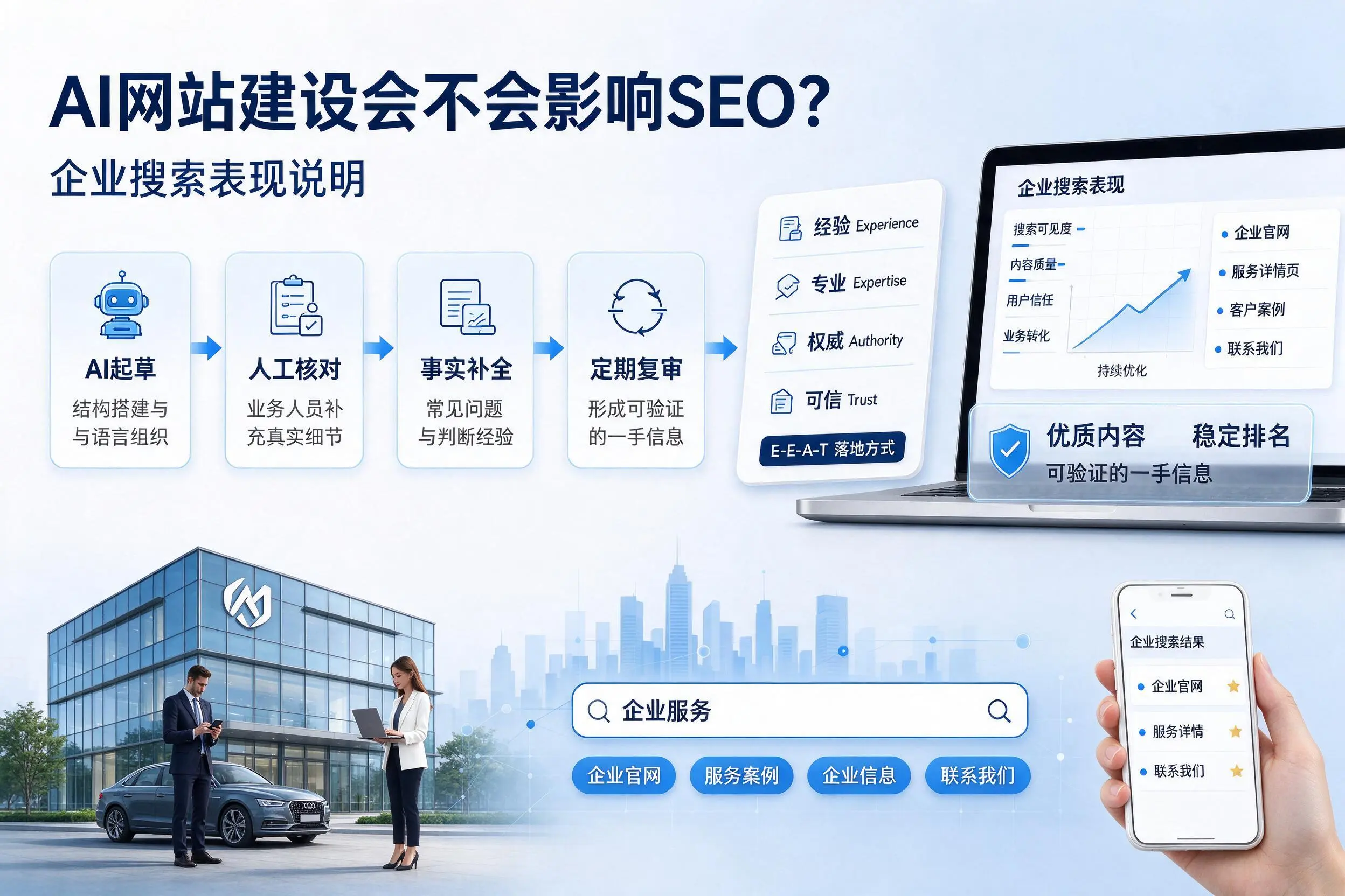 AI网站建设会不会影响SEO？邯郸企业搜索表现说明