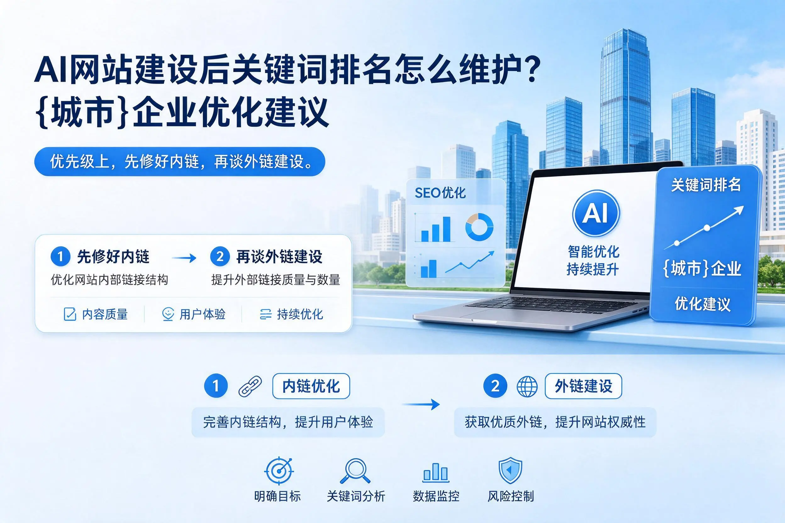AI网站建设后关键词排名怎么维护？邯郸企业优化建议